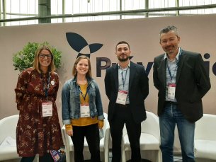 Photo de groupe des intervenants au salon Preventica