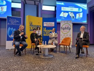Ivan de l'Agefiph, Isabelle du FIPHFP et Jean-Baptiste de LADAPT rappelle en tant qu'institutionnel, les enjeux d'une transition numérique accompagné pour les personnes en situation de handicap