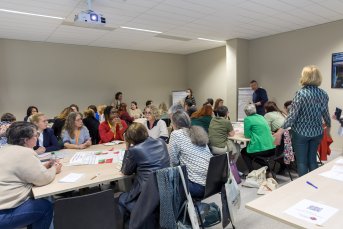 photo lors d'un atelier