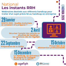 4 Instants RR organisés en webinaire par l'Agefiph nationale