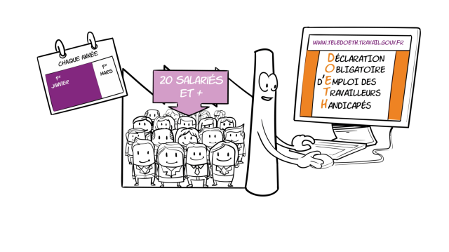 Une entreprise remplit sa DOETH