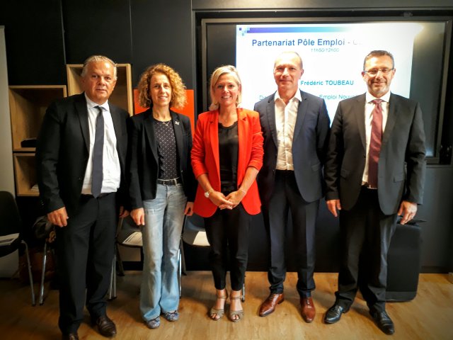 Représentants commanditaires et Région Nouvelle-Aquitaine