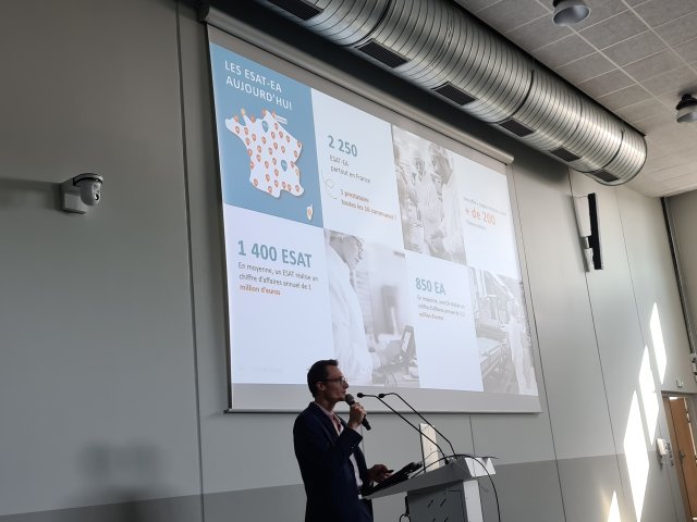 Yohan Rey du réseau GESAT présente l'éco-système des ESAT