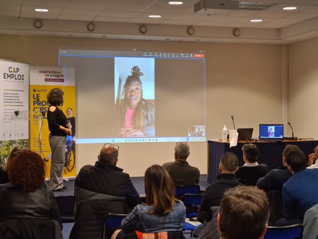 Alexandra Nouchet nous partage en visioconférence son parcours sportif et professionnel