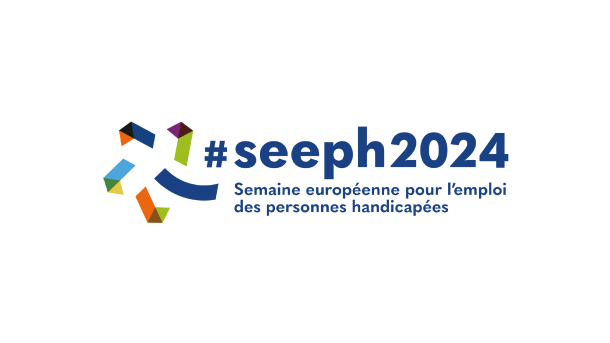 Logo de la SEEPH 2024 (semaine européenne pour l'emploi des personnes handicapées)