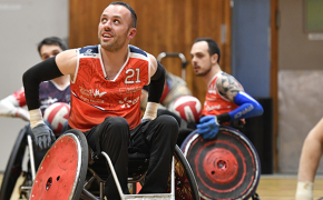 Jonathan Hivernat, capitaine de l'équipe de France de rugby fauteuil