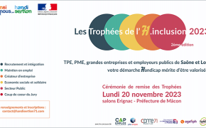 Les Trophées de l'H Inclusion 2023, 2ème édition. Cérémonie de remise des Trophées le lundi 20 novembre 2023