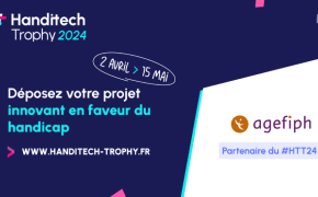 Déposez votre projet innovant en faveur du handicap du 2 avril au 15 mai, l'Agefiph est partenaire du Handitech Trophy 2024