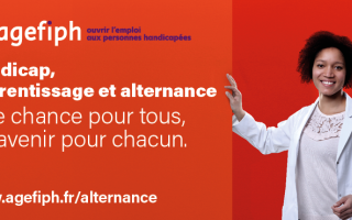 Le visuel de la campagne Alternance Agefiph