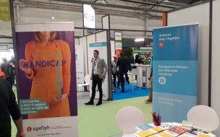Stand Agefiph sur un salon