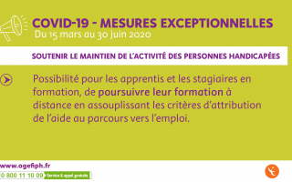 aide exceptionnelle poursuite de la formation 