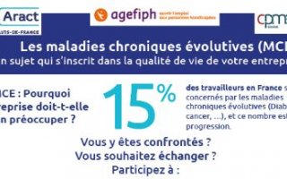 15% des travailleurs en France sont concernés par les Maladies Chroniques Evolutives
