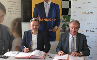 Le directeur général de l'Agefiph signe une convention de partenariat avec le groupe ELSAN