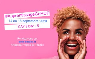 Visuel affiche de la semaine de l'apprentissage en Hauts-de-France