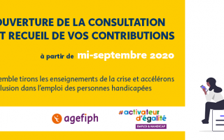 Ouverture de la consultation en ligne #activateurdegalie à partir de mi-septembre