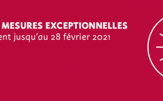 les mesures exceptionnelles liées à la crise sanitaire