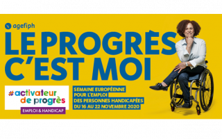 le progrès c'est moi, visuel de la campagne de l'Agefiph