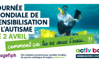 Journée mondiale de sensibilisation à l'autisme le 2 avril, "comment ça, tu es sous l'eau ?!" 