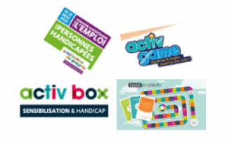 Logos SEEPH, Activ Game, Activ Box, Handipoursuite