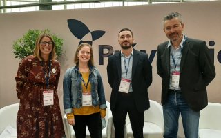 Photo de groupe des intervenants au salon Preventica