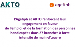 L’Agefiph et AKTO renforcent leur engagement 