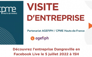 Affiche visite virtuelle de l'entreprise Dangreville