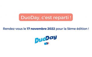 DuoDay, c'est reparti ! Rendez-vous le 17 novembre 2022 pour la 5ème édition !