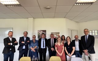 photo du DR et du groupe Dupont Restauration