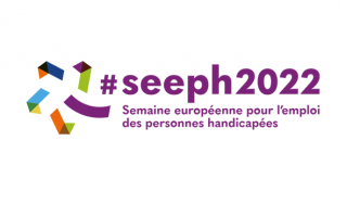 Le logo de la Semaine européenne pour l'emploi des personnes handicapées