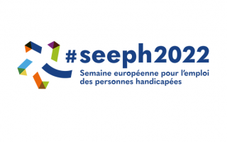 Le logo de la Semaine européenne pour l'emploi des personnes handicapées