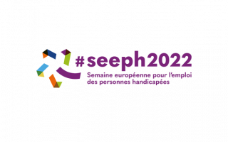 Logo de la Semaine européenne pour l'emploi des personnes handicapées - 2022