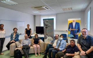 Les intervenants lors de la conférence de presse
