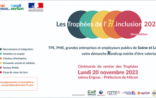 Les Trophées de l'H Inclusion 2023, 2ème édition. Cérémonie de remise des Trophées le lundi 20 novembre 2023