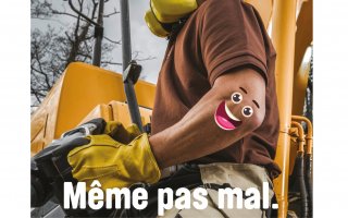 Visuel de la campagne Même pas mal