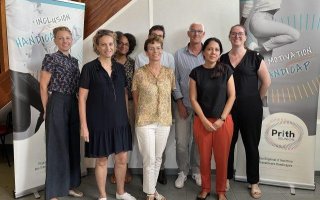 groupe des personnes intervenantes lors de la conférence de presse