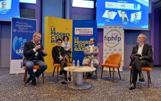 Ivan de l'Agefiph, Isabelle du FIPHFP et Jean-Baptiste de LADAPT rappelle en tant qu'institutionnel, les enjeux d'une transition numérique accompagné pour les personnes en situation de handicap