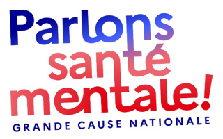 Logo Parlons santé mentale Grande cause nationale